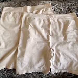 Society Women's Cream Bike Shorts